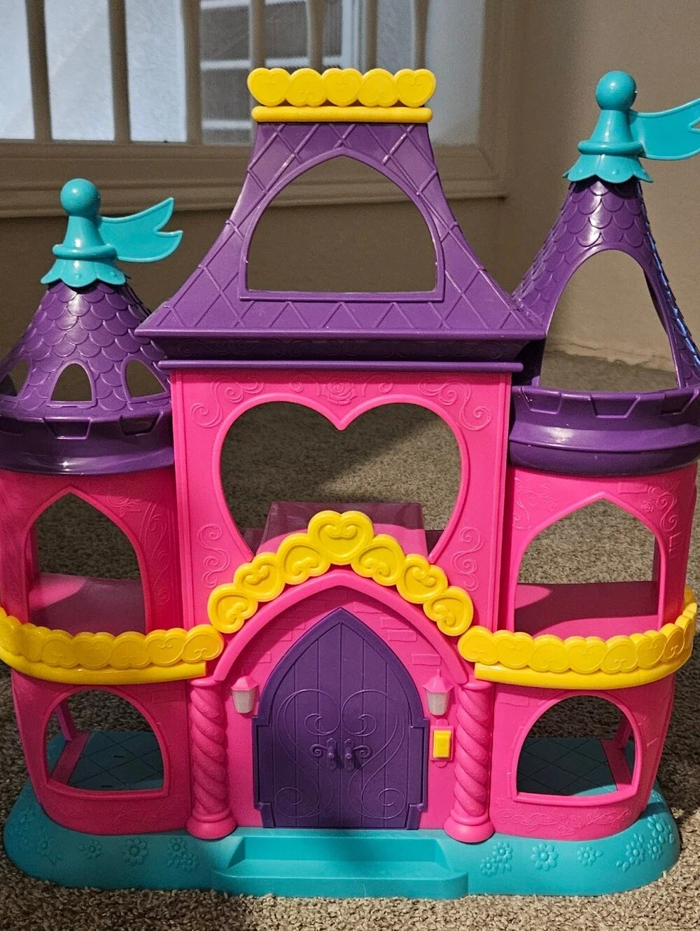 Kid Connection Princess Castle Play House Dollhouse Pink Purple
